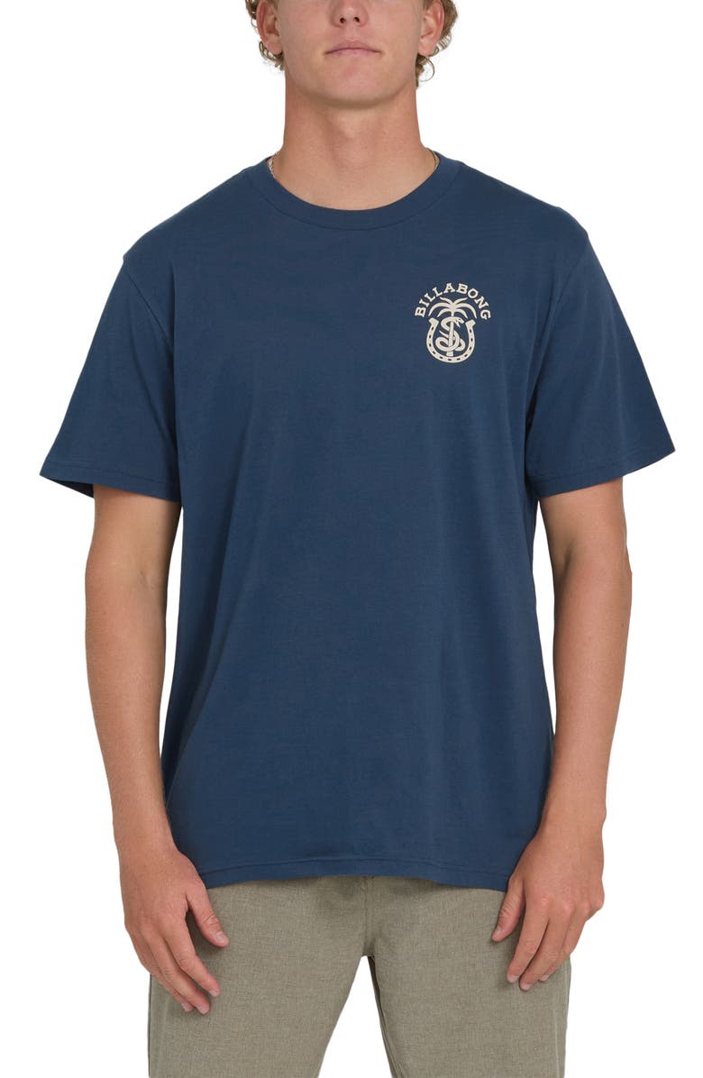 Billabong Forge Premium Graphic T-Shirt, Main, color, Dark Denim