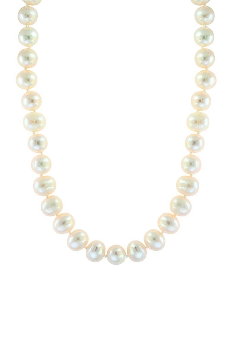 Three-Piece Freshwater Pearl Necklace, Bracelet and Earrings Set, Alternate, color, WHITE
