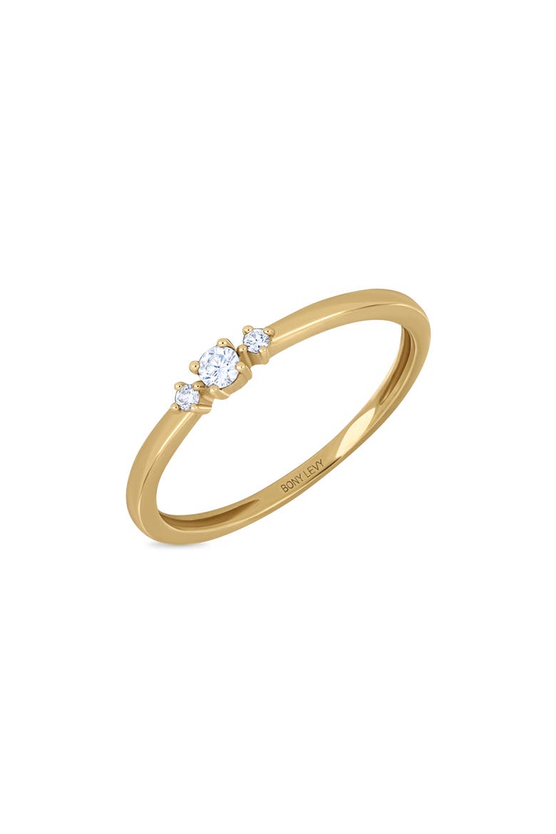 Liora 18K Yellow Gold Diamond Stackable Ring, Main, color, 18K YELLOW GOLD