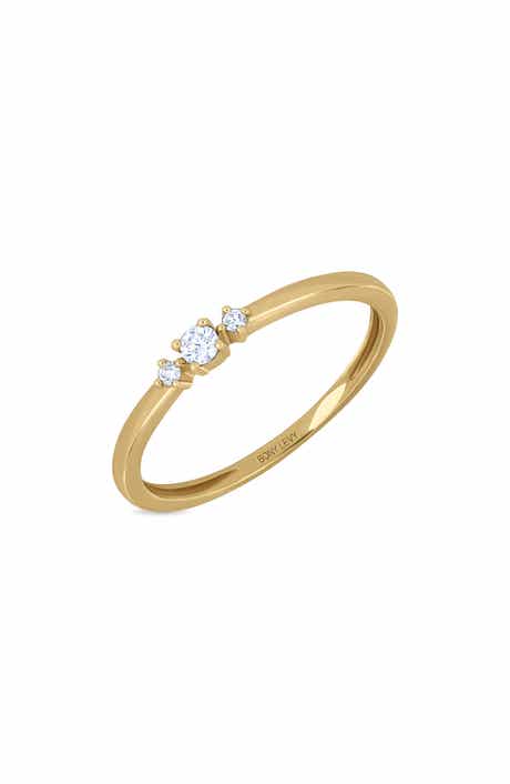 Bony Levy Liora 18K Yellow Gold Diamond Stackable Ring