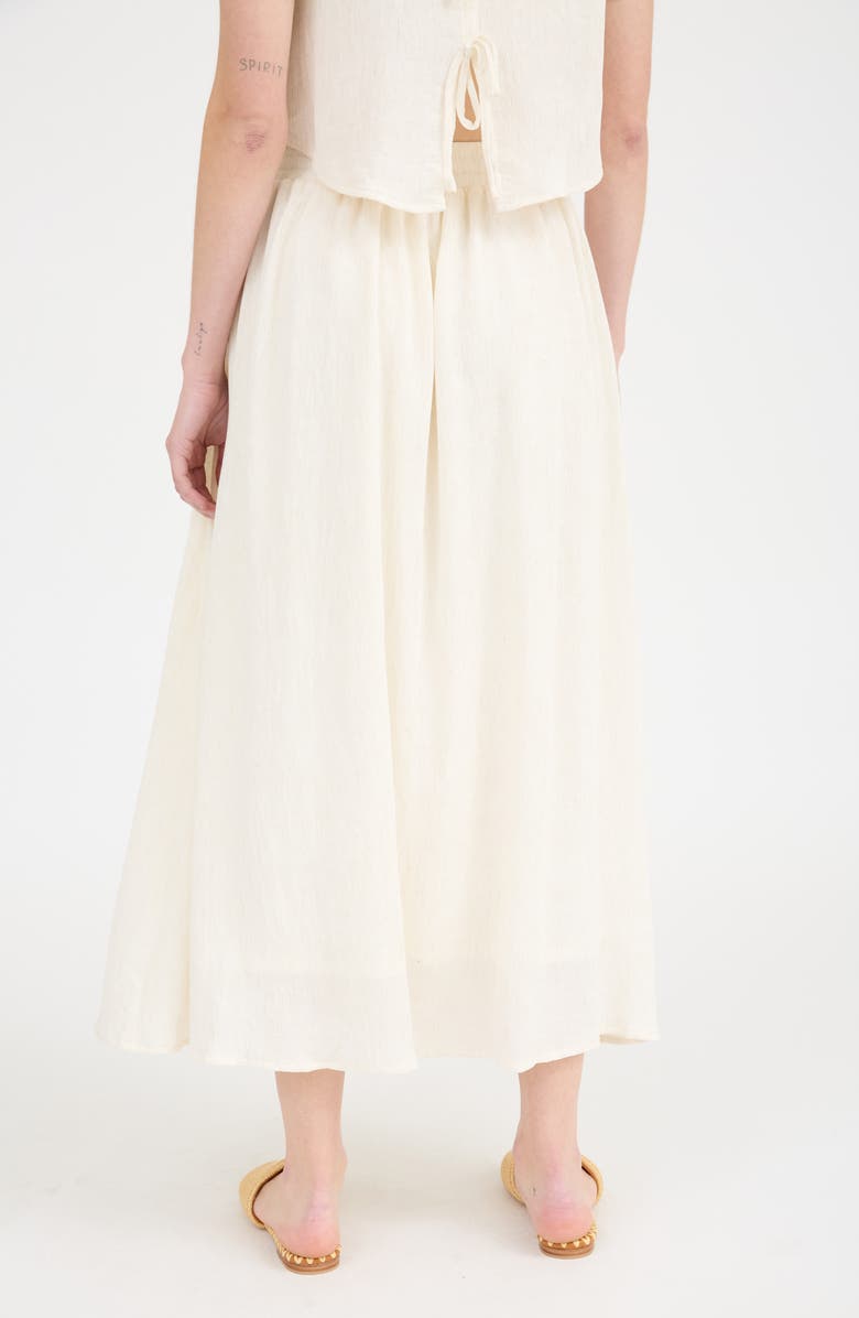 Blu Pepper Pleated Maxi Skirt, Alternate, color,
