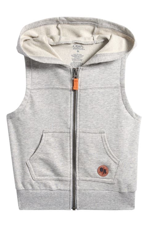 Kids' Hooded Cotton Blend Vest (Baby & Toddler)