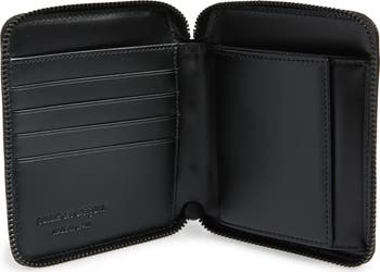 Zip Around Leather Wallet