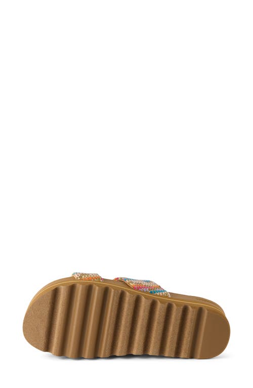 Reef Cushion Vista Hi Slide Sandal In Neutral