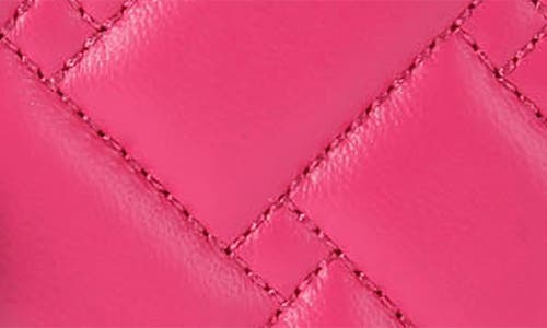 Kurt Geiger Kensington Heart Quilted Cross Body Bag In Pink