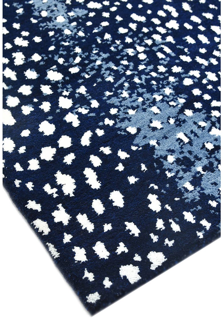 Louis Handmade Wool Blend Area Rug, Alternate, color, BLUE