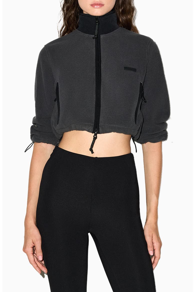 Shrunken Zip Jacket, Main, color, ASH
