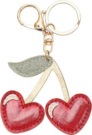 Mimi & Lula Cherry Key Ring Bag Charm