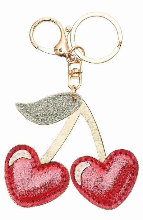 Cherry Key Ring Bag Charm