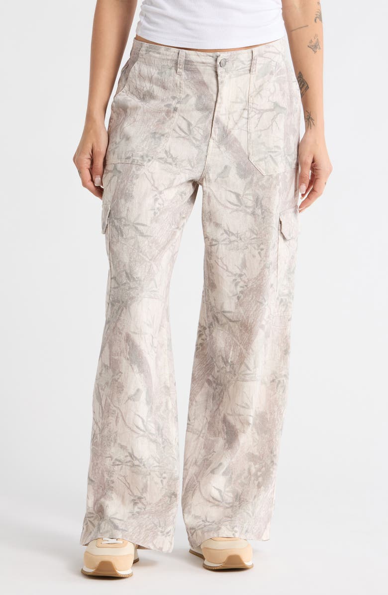 Thread & Supply Camo Cargo Pants, Main, color, Stone Real Tree Camo