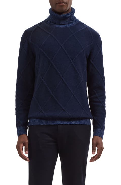 Diamond Turtleneck Sweater