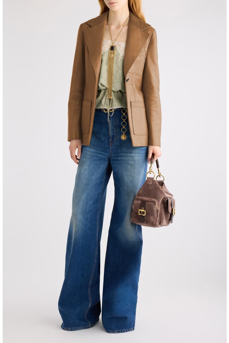 High Waist Wide Leg Jeans, Alternate, color, NIGHT BLUE