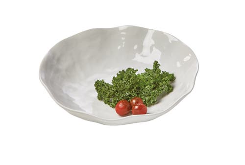 Tag Formoso White Stoneware Serving Bowl Dishwasher Safe Dish In White