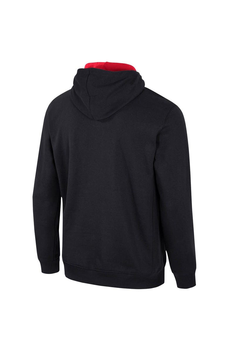 COLOSSEUM Men's Colosseum Black Rutgers Scarlet Knights Half-Zip Hoodie, Alternate, color, Black
