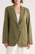 MAX STUDIO Single Button Blazer