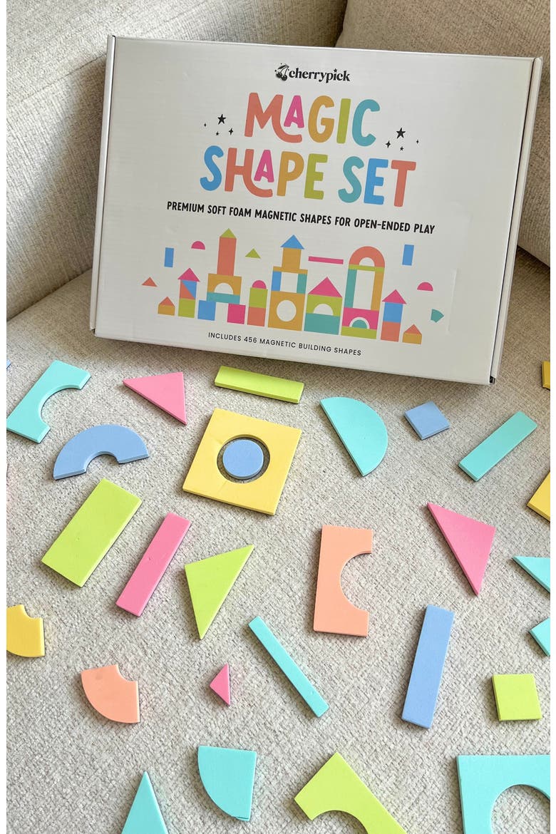 Soft Foam Magnetic Magic Shape Set, Alternate, color, Multicolor