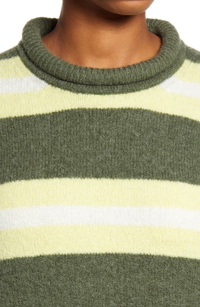 Madewell Striped Fulton Pullover Sweater, Alternate, color, 