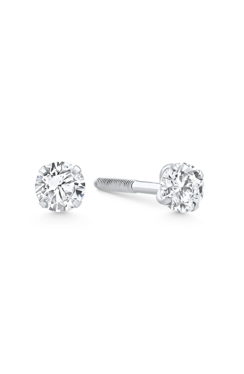 Bliss Diamond 1/4 Ct Diamond Screw Back Studs 14k Gold Lab Grown Eco Friendly, Alternate, color, 