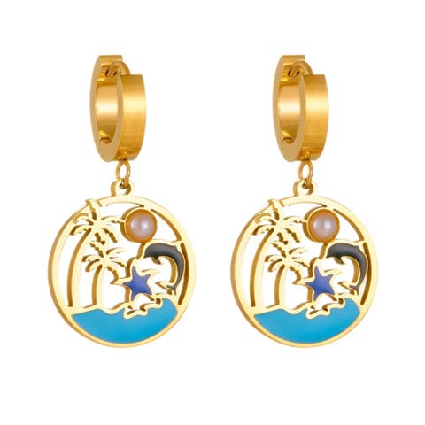 Coastal Magic Turquoise Earrings