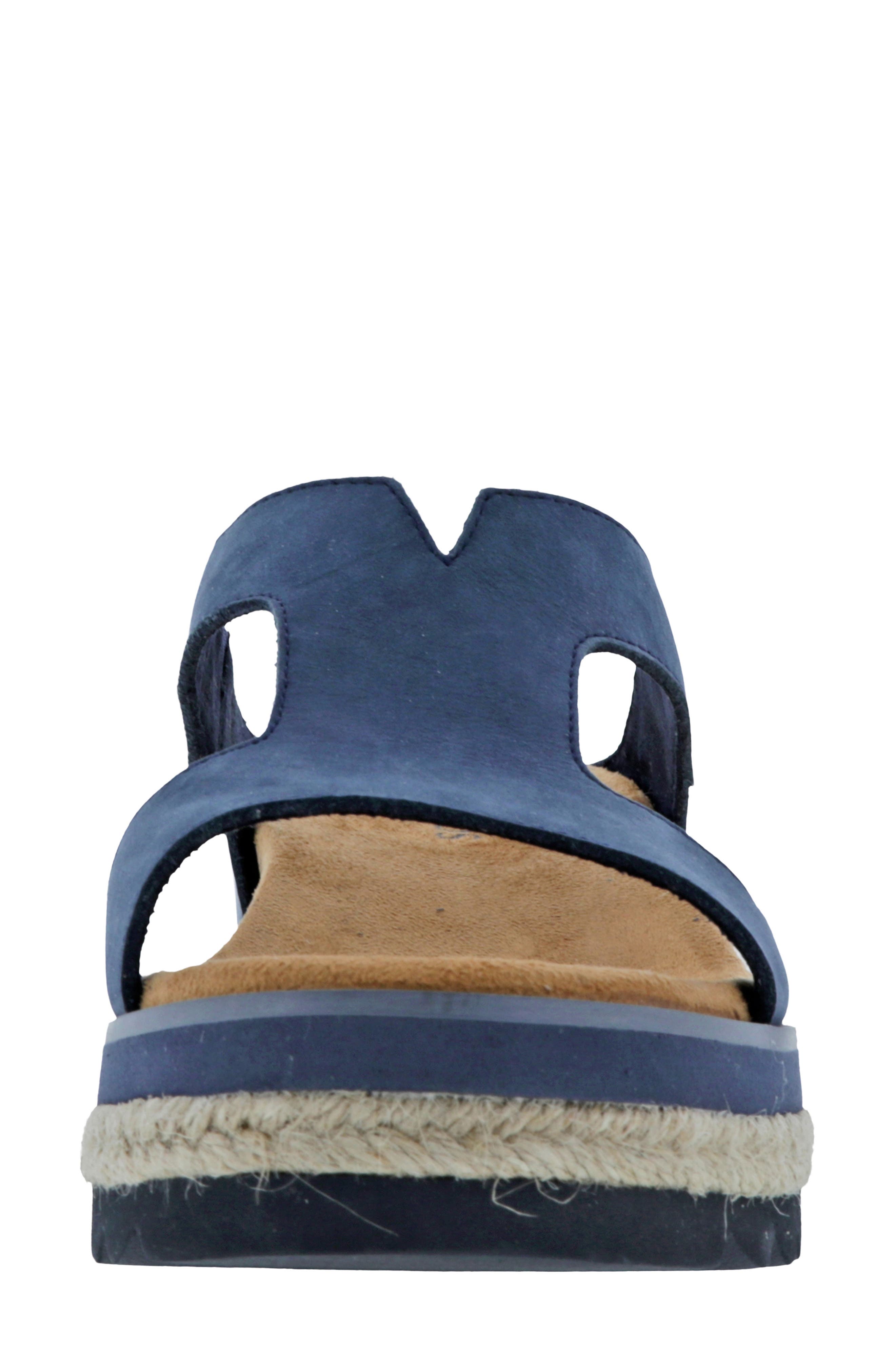 Mykos Ismina Wedge Sandal, Alternate, color, Navy