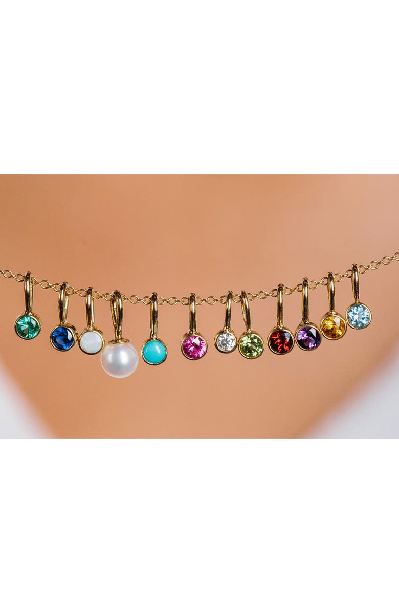 Zoë Chicco Bezel Set Citrine Charm, Alternate, color, 