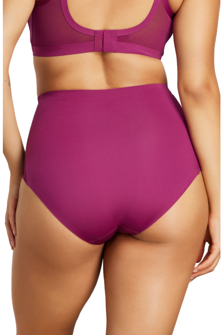 Sexy Smooth Shaping Brief, Alternate, color, Plum
