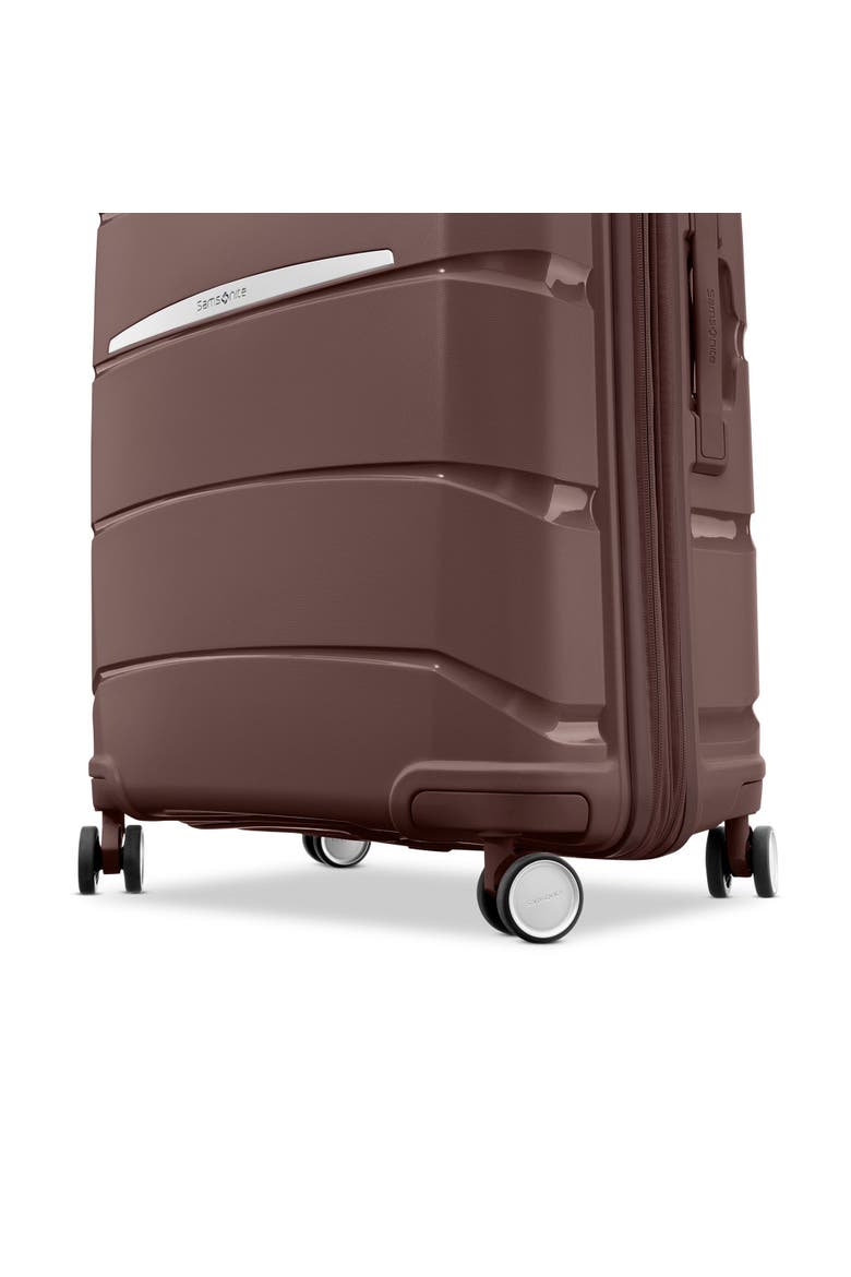 Outline Pro 21" Carry On Spinner Luggage, Alternate, color, Cocoa Chocolate Mauve