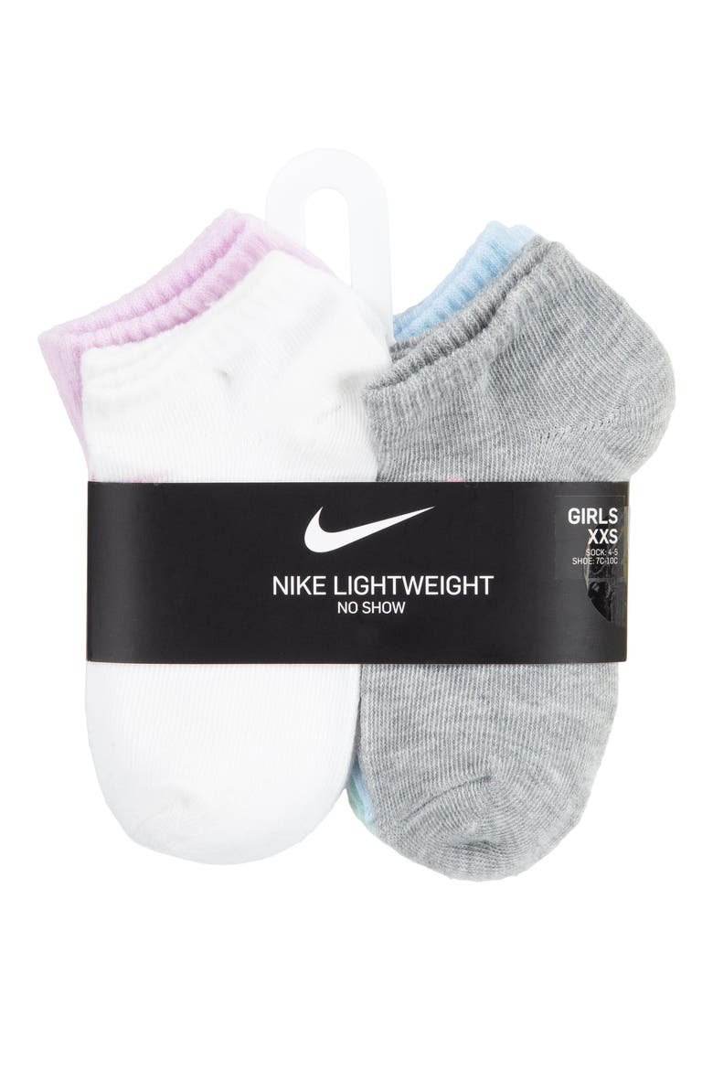 Kids' Swoosh Cushioned Ankle Socks, Alternate, color, DOLL