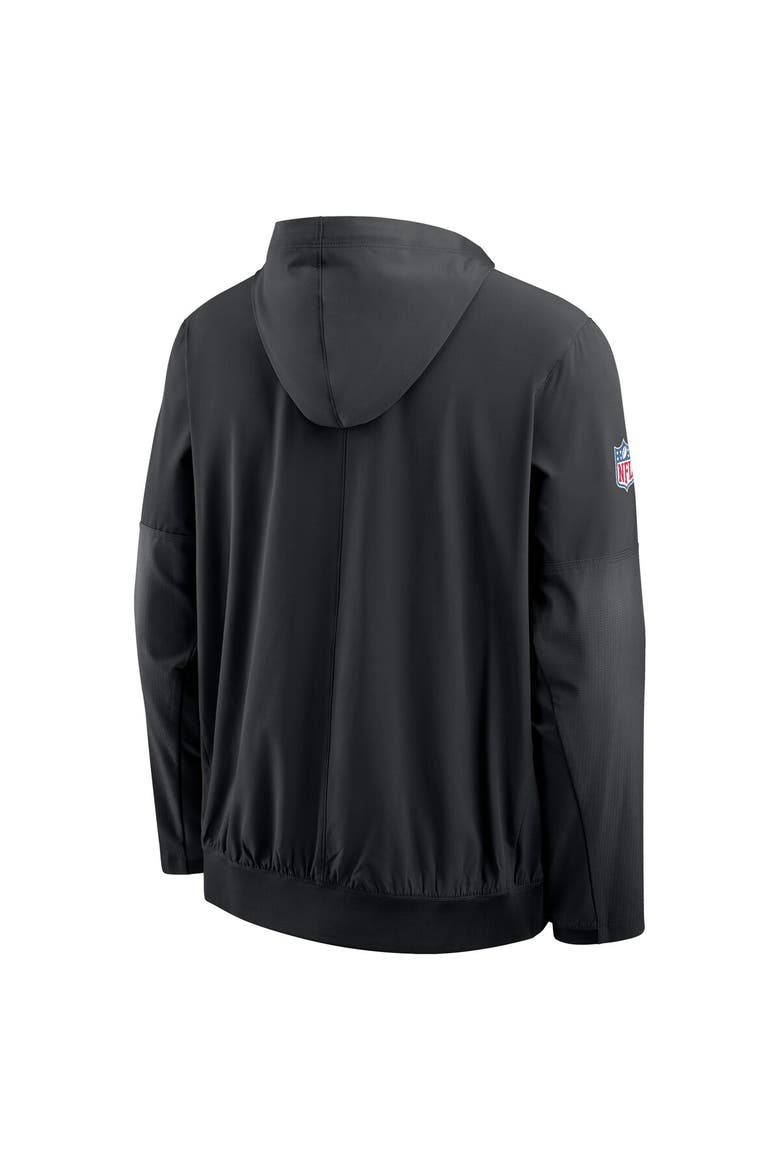 Men's Nike Black Washington Commanders Sideline Broken Rules Alternate Anorak Half-Zip Hooded Jacket, Alternate, color, Black