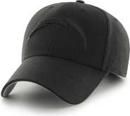 '47 Men's '47 Black Los Angeles Chargers Tonal MVP Adjustable Hat
