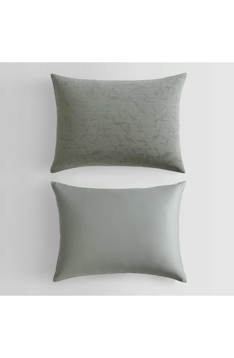 Calvin Klein Branching Leaves Comforter & Sham Set, Alternate, color, 