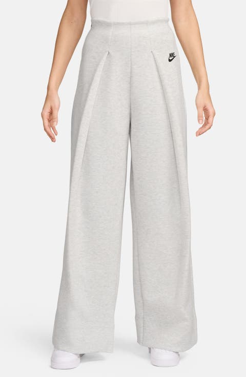 Sportswear High Waist Pleated Tech Fleece Sweatpants