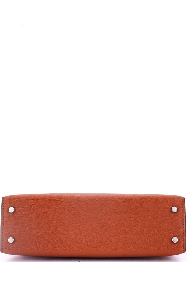 Pre-Owned Hermes Kelly Mini II Amazone Handbag Brown Chevre Mysore with Palladium Hardware 20, Alternate, color,