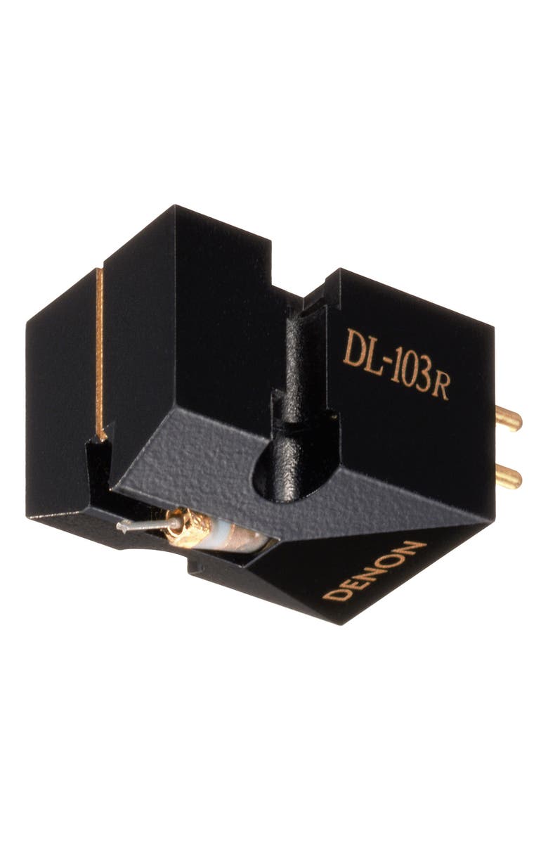 Denon DL-103R Moving Coil Phono Cartridge, Main, color, Black