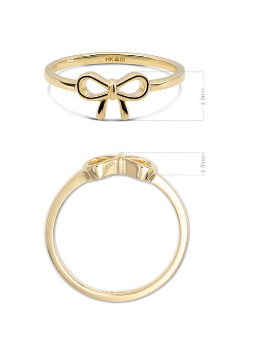 Devata Bow Ring In Gold