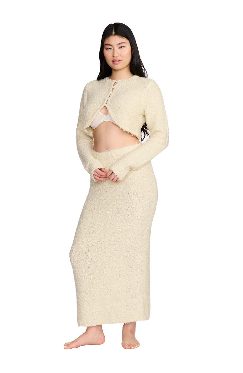 CUUP The Baby Cardigan- Boucle, Main, color, Cream