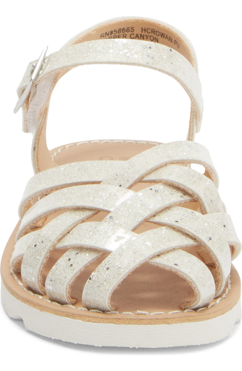 Harper Canyon Kids' Rowan Sparkle Fisherman Sandal, Alternate, color,