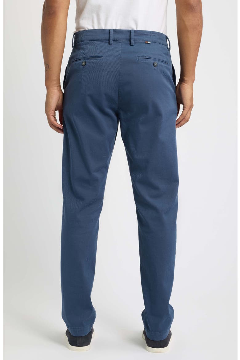 Regular Fit Gabardine Trousers, Alternate, color, BLUE