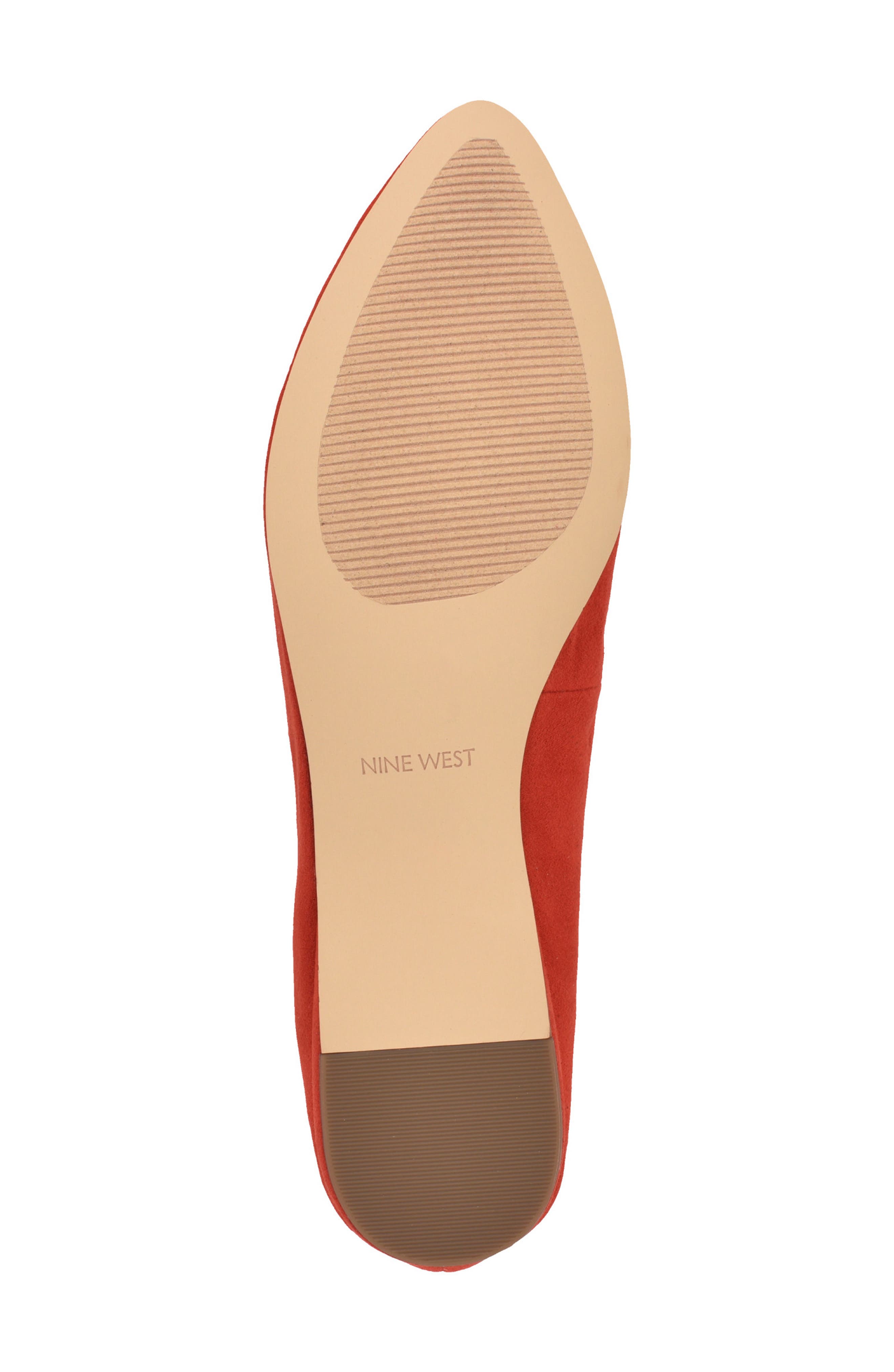 Nine West 'Speakup' Flat, Alternate, color, Medium Red