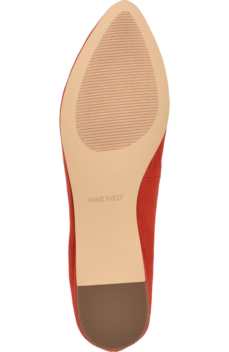 Nine West 'Speakup' Flat, Alternate, color, Medium Red