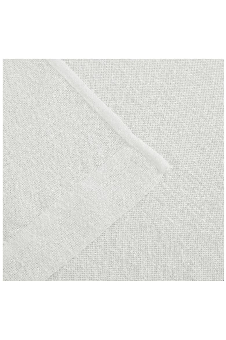 Set of 4 Sheer Curtain Panels, Alternate, color, WHITE