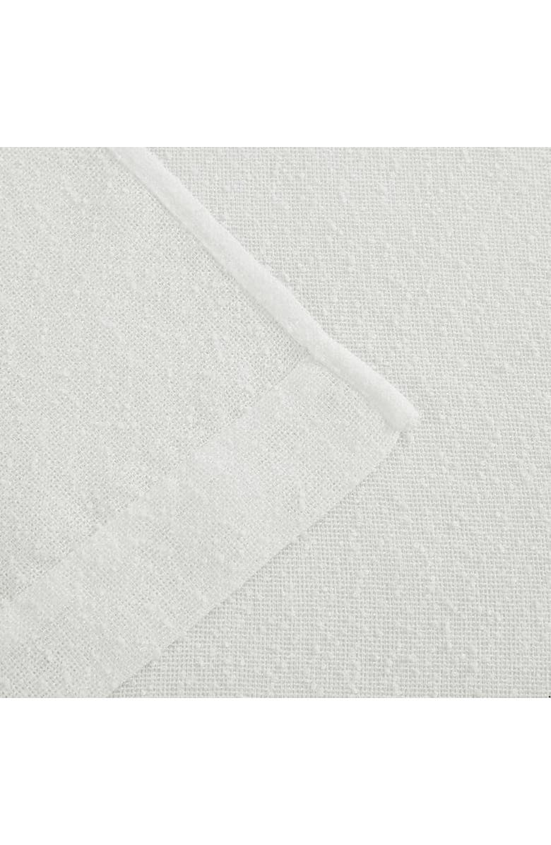 DAINTY HOME Set of 4 Sheer Curtain Panels, Alternate, color, White