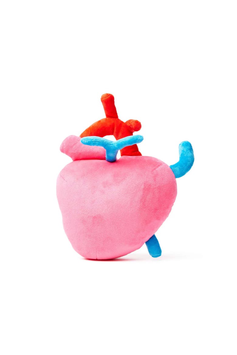 Heart Plushie Organ, Alternate, color, Bright Pink