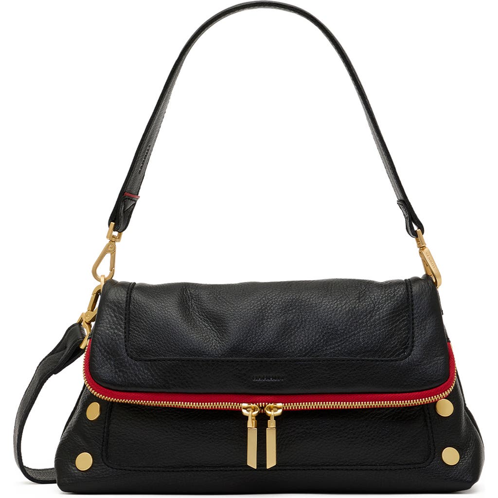 Hammitt Medium Beverly Leather Shoulder Bag In Orange
