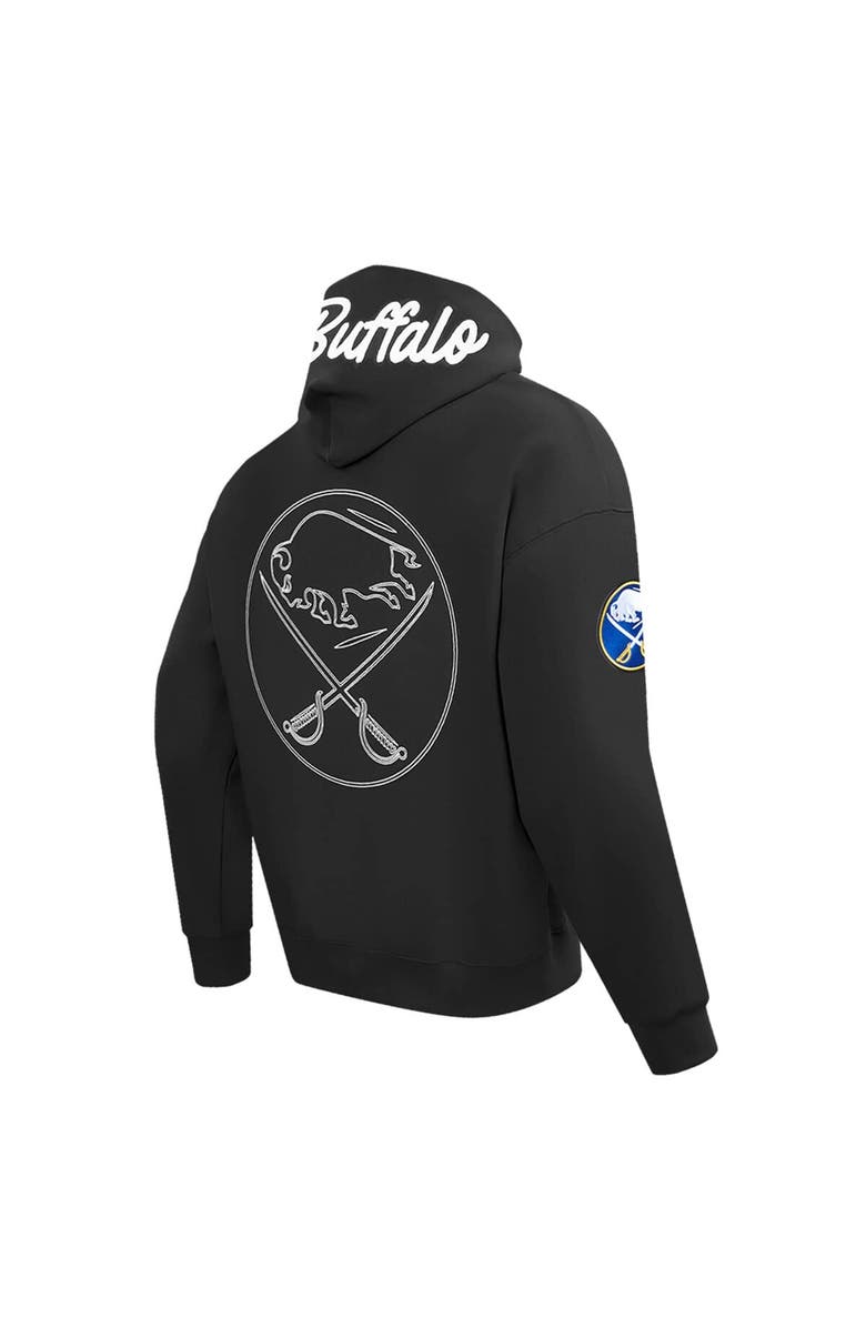 PRO STANDARD Men's Pro Standard  Black Buffalo Sabres Paint the City Pullover Hoodie, Alternate, color, 