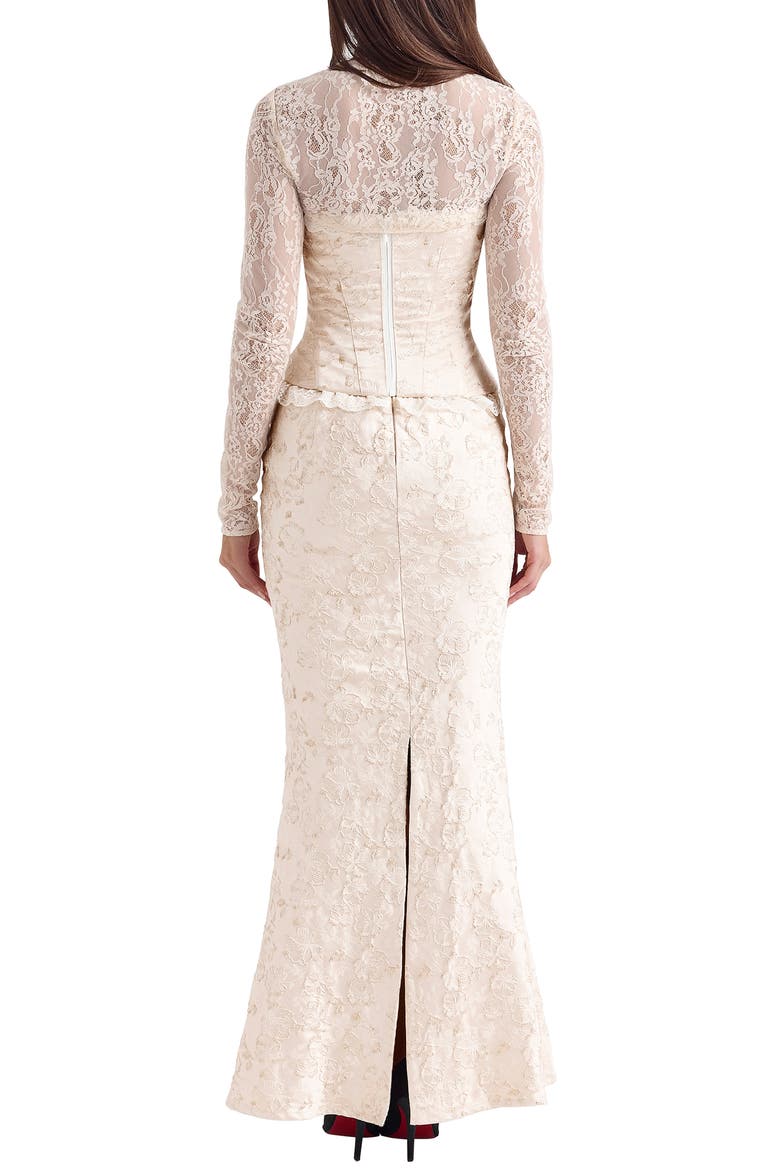 Mara Embroidered Maxi Skirt, Alternate, color, IVORY