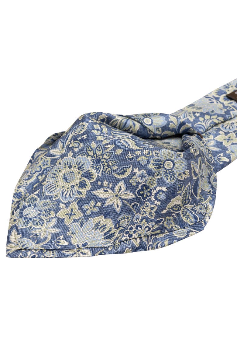Elizabetta Catania - Printed Silk Tie for Men, Alternate, color, Blue
