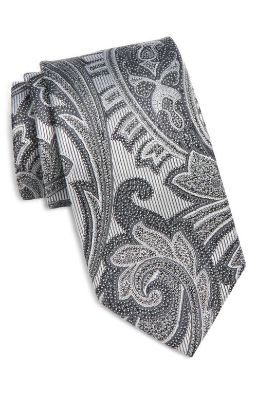 Nordstrom Paisley Silk Tie In Gold