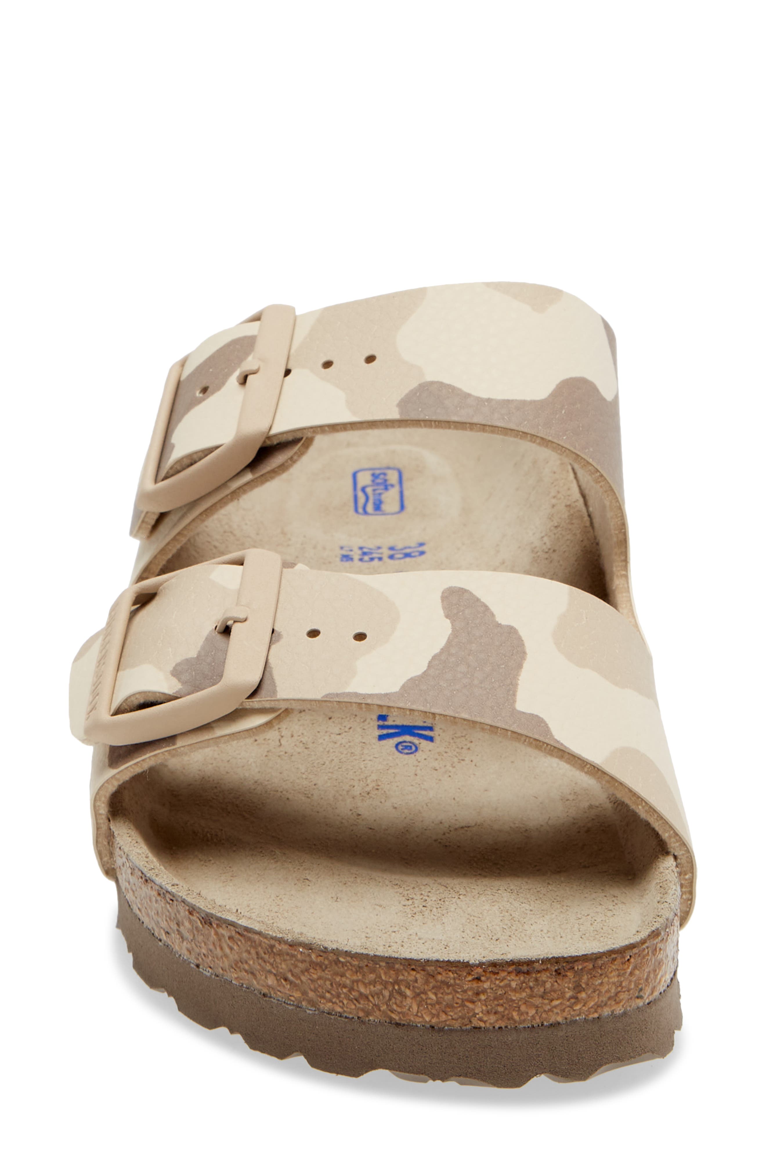 Birkenstock Arizona Camo Slide Sandal, Alternate, color, Beige