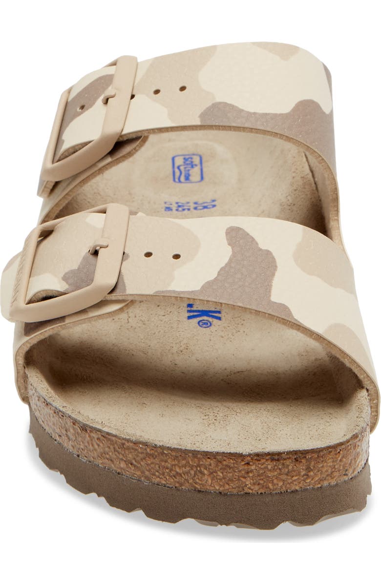 Birkenstock Arizona Camo Slide Sandal, Alternate, color, Beige